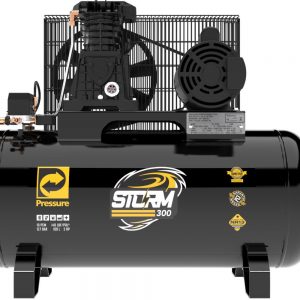 COMPRESSOR 10PÉS | 100 LITROS | 140 LIBRAS | 2CV | STORM PRESSURE