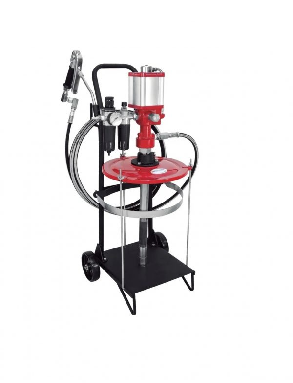 ENGRAXADEIRA PNEUMÁTICA COM CARRINHO 20KG PROPULSORA LUMAGI 4000