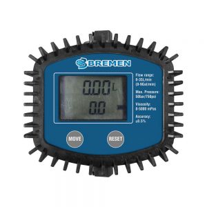 CONTADOR MEDIDOR DE LITROS DIGITAL PARA DIESEL E ÓLEOS 1/2" BREMEN 4056