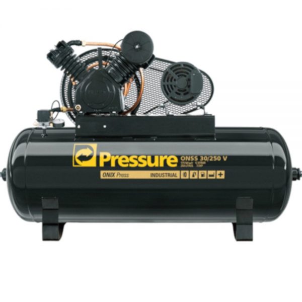 COMPRESSOR 30PÉS | 250 LITROS | 175 LIBRAS | 7,5CV | TRIFÁSICO 380V PRESSURE