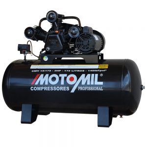 COMPRESSOR 15PÉS | 175 LITROS | 140 LIBRAS | 3CV | PROFISSIONAL MOTOMIL