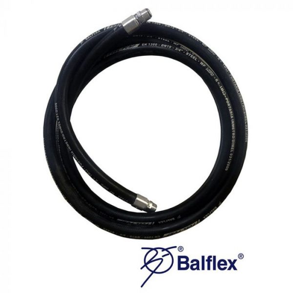 MANGUEIRA 3/4" DE ABASTECIMENTO 5MTS TERMINAIS REUTILIZÁVEIS BALFLEX