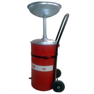 COLETOR DE ÓLEO COM CARRINHO 50LTS LUBEFER