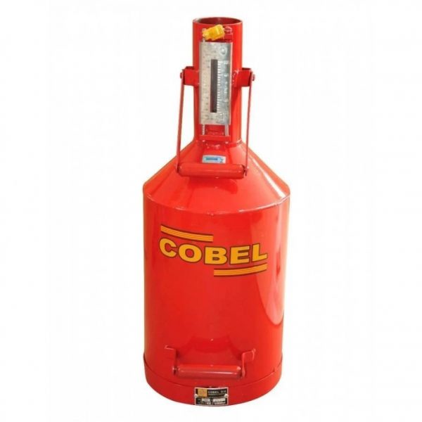 BALDE AFERIDOR DE COMBUSTÍVEL PARA BOMBA ABASTECEDORA 20LTS COBEL