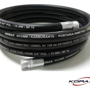 MANGUEIRA 3/4" DE ABASTECIMENTO 5MTS TERMINAIS REUTILIZÁVEIS KORAX