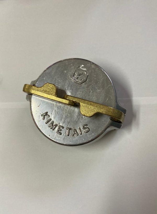 TAMPA SELADA DE TANQUE 4" EM ALUMÍNIO KIMETAIS PT005221